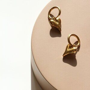 14K Gold filled “Tiffany” Heart Earrings
